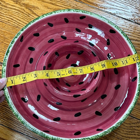 Gail Pittman vintage pottery, signed and numbered by artist. Watermelon pattern - Picture 2 of 8